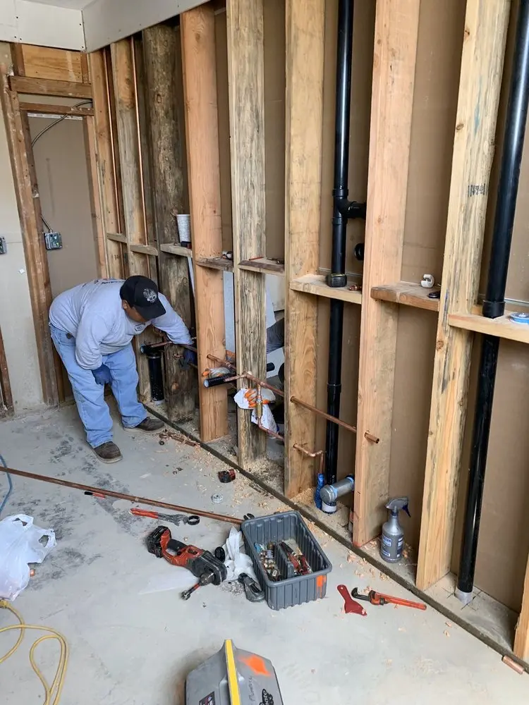Commercial rough-in plumbing for Water Heater Replacement in New Orleans